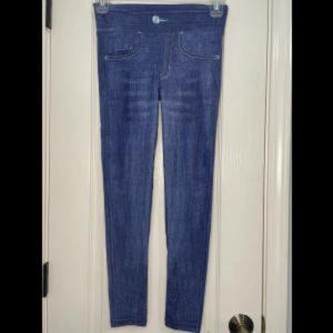 Faux Blue Jean Leggings